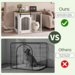 CHOEZON 31.5" Dog Crate Furniture, Heavy Duty Dog Kennel with Barn Door - Image 7