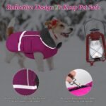 Dogcheer Warm Dog Coat, Waterproof Dog Winter Jacket with Leash Opening - Image 4