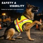 Miyake Reflective Dog Vest, High Visibility Dog Safety Vest for Night Walking, Dog Hunting Vest for Outdoor, Hi-Vis Fluorescent Yellow - Image 5