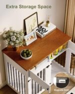 TIMHAKA 41" Dog Crate Furniture, Heavy Duty Dog Cage with Removable Divider - Image 4