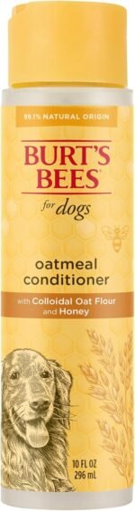 Burts Bees for Pets Oatmeal Dog Conditioner, Fragrance-Free, 10 Fl Oz, 2-Pk - Image 6