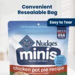 Blue Buffalo Nudges Minis Chicken Pot Pie Dog Treats, 10 oz - Image 4