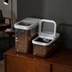 LivLab Mker Pet Food Storage Containers With Lids & Scooper - Image 8