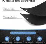 ROOMTEC 8 x 4 FT Outdoor Dog Kennel Cover, Full Side Cover (Cover Only) - Image 3