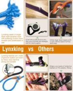 lynxking Dog Leash Slip Lead, Braided Padded Loop Leash 5ft 6ft 8ft - Image 3