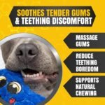 Bite Force - Durable & Strong Dog Toy Blue Furocious Frank Monster with Squeaker, Kevlar-Reinforced Seams for Aggressive chewers. - Image 6