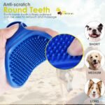 2 Pack Dog Grooming Brush, Premium Soft Silicone Pet Bath Brushes with Adjustable Handle, Shampoo Soothing Comb for Wet Dry Long Short Haired Dogs & Cats Massaging, Deshedding - Image 4