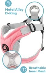 Gooby Memory Foam Step-in Dog Harness, Pink, X-Small - Image 4