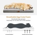 BFPETHOME Outdoor Waterproof Dog Bed for Large Dogs, Washable Cover, 47" - Image 5