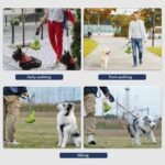 Dalzom® 2Pcs Dog Poop Bag Holder, Premium Waste Bag Holder Carrier for Leash, Dog Poop Bag Dispenser for Walking Running Bicycle Accessory (Black) - Image 7