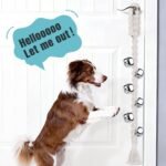 COOYOO Dog Bells to Go Outside, Premium Quality Potty Training Dog Door Bell, Yarn Handwoven Dog Bell, Adjustable Housetraining Hanging Bell-6 Extra Large Loud 1.5 DoorBells - Image 3