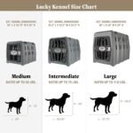 Lucky Dog Kennel, Durable Crash Tested Portable Dog Crates, Medium - Image 5