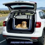 Collapsible Soft Dog Crate for Small Dogs, Portable Travel Kennel, Bule - Image 5