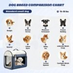 Collapsible Soft Dog Crate for Small Dogs, Portable Travel Kennel, Bule - Image 7
