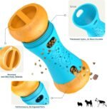 Treat Dispensing Dog Puzzle Toy, Interactive Dog Toys, Blue - Image 3