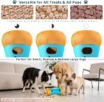 Treat Dispensing Dog Puzzle Toy, Interactive Dog Toys, Blue - Image 4