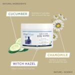 TrueBlue Dog Eye Wipes, Pre-Moistened Textured Pads, Cucumber & Chamomile - Image 3