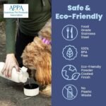 Rubyloo Dog Mom Water Bottle with Detachable Bowl for Dog Lovers - Image 6