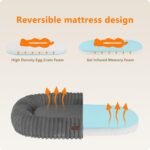 Orthopedic Waterproof Medium Dog Bed Sofa, Gel Memory Foam, 36" - Image 2