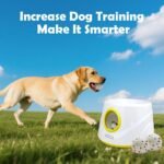 MEKAPLE Automatic Dog Ball Launcher, Upgraded Interactive Dogs Balls Thrower for Small and Medium Dogs, Distance Adjustable Mental Stimulating Dog Toys with 4 Durable Etpu Balls 2.2 Inch (Yellow) - Image 6
