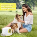 MEKAPLE Automatic Dog Ball Launcher, Upgraded Interactive Dogs Balls Thrower for Small and Medium Dogs, Distance Adjustable Mental Stimulating Dog Toys with 4 Durable Etpu Balls 2.2 Inch (Yellow) - Image 7