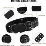 Tactical Dog Collar Heavy Duty Metal Buckle Collars for Medium Large Dogs - Image 4
