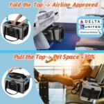 Petskd Top-Expandable Small Pet Carrier 18"x11"x11" Airline Approved - Image 2