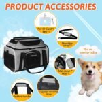 Petskd Top-Expandable Small Pet Carrier 18"x11"x11" Airline Approved - Image 6