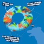 Chuckit! EcoFetch Flyer Rubber Dog Toy, Medium (8 Inch Diameter) Pack of 1, for Breeds 20-60 lbs - Image 4