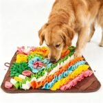 19.5″ Large Snuffle Mat for Dogs – Dog Sniff Mat Blown