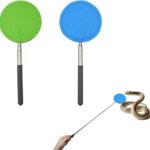 2 Pack Snake Training Target Stick Telescoping Reptile Target for Snake Enrichment, Gentle Handling & Interactive Training