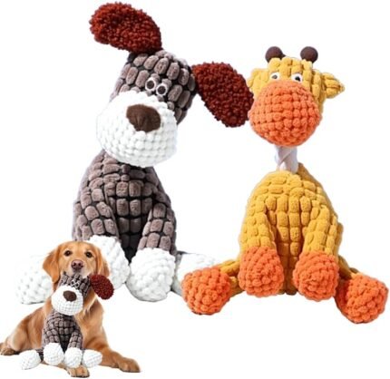 2026 New Dog Toys, Lightweight Squeaky Plush for Play & Comfort