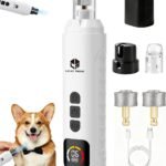 2026 New Quiet Dog Nail Grinder,6-Speed,11000 RPM max,40db Ultra-Quiet