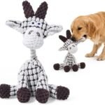2027 New Indestructible Dog Squeaky Toys for Aggressive Chewers, white