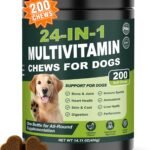 24-in-1 Dog Vitamins and Supplements 200 Ct Daily Multivitamin for Dogs