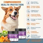 24-in-1 Dog Vitamins and Supplements 300 Ct Dogs Multivitamin Chewable Contain Chondroitin Probiotics Omega-3 Glucosamine for Dogs Skin Coat Heart Joint Gut Liver Brain Eyes Immune Support - Chicken - Image 2