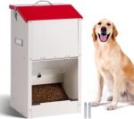 25 Lbs Automatic Dog Feeder for Large Dogs, Dog Food Dispenser