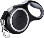 26Ft Retractable Dog Leash, Heavy Duty Great Leash for Dog up to 110 lbs, Anti-Slip Rubberized Handle, One-Handed Brake, Strong Nylon Tape, Tangle Free(Large Size).