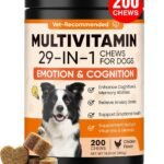 29 in 1 Dog Vitamins and Supplements 200 Ct Advanced Dog Multivitamin Chews