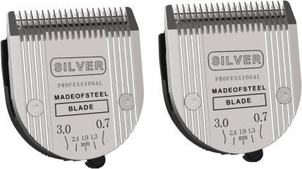 2PCS Adjustable 5 in 1 Replacement Blades Compatible with Wahl 5 in1 Clipper Bravura, Chromado, Creativa, Figura, Motion, Supergroom Dog Grooming Clippers