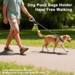 2PCS Dog Poop Bag Holder Leash Dogs Waste Bag Clip Dispenser Metal Carrier - Image 2