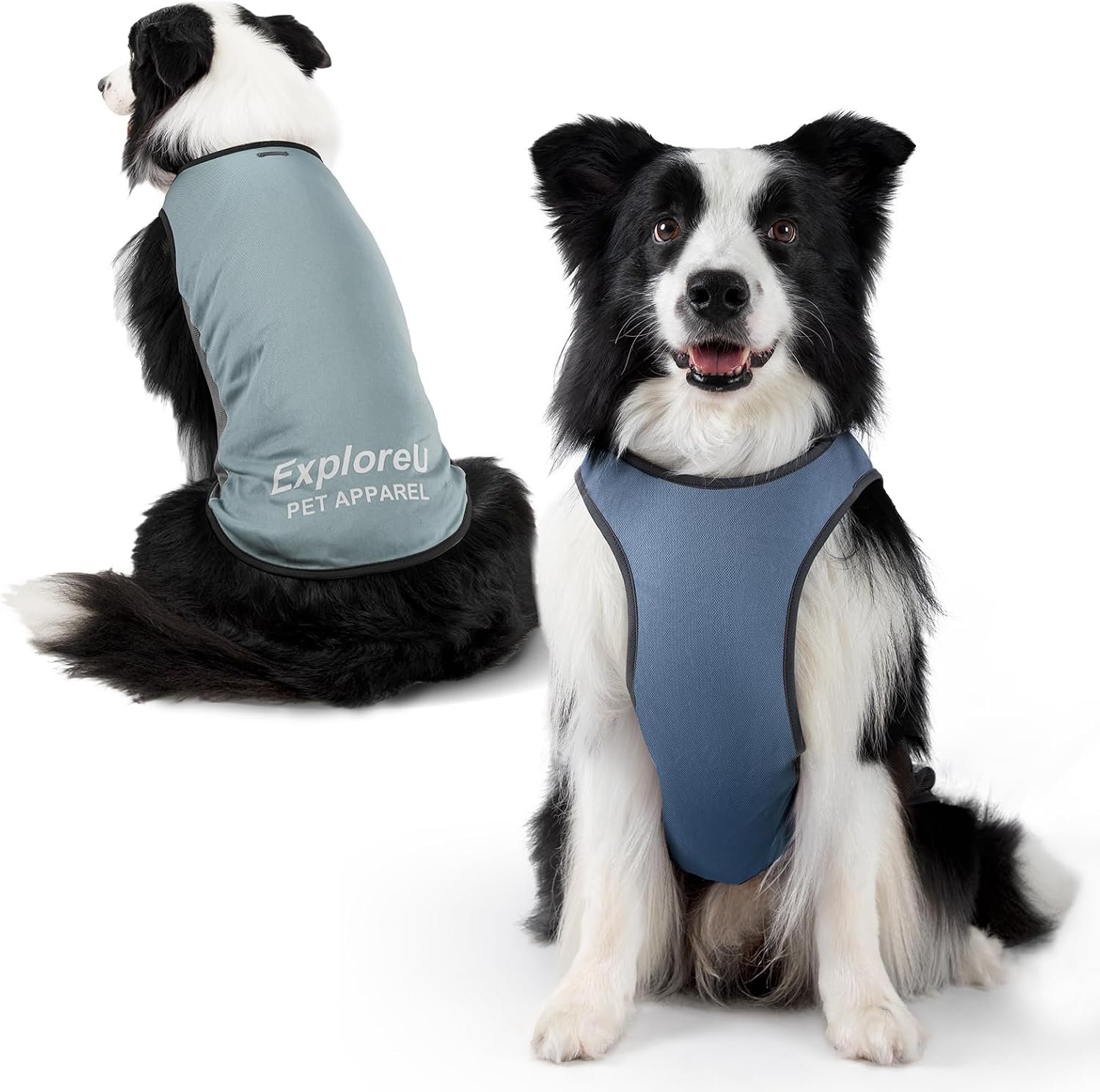 2Pack Dog Cooling Shirts with Sun Protection,Misty Glade+Water Drop,XL 2Pack Dog Cooling Shirts with Sun Protection,Misty Glade+Water Drop,XL