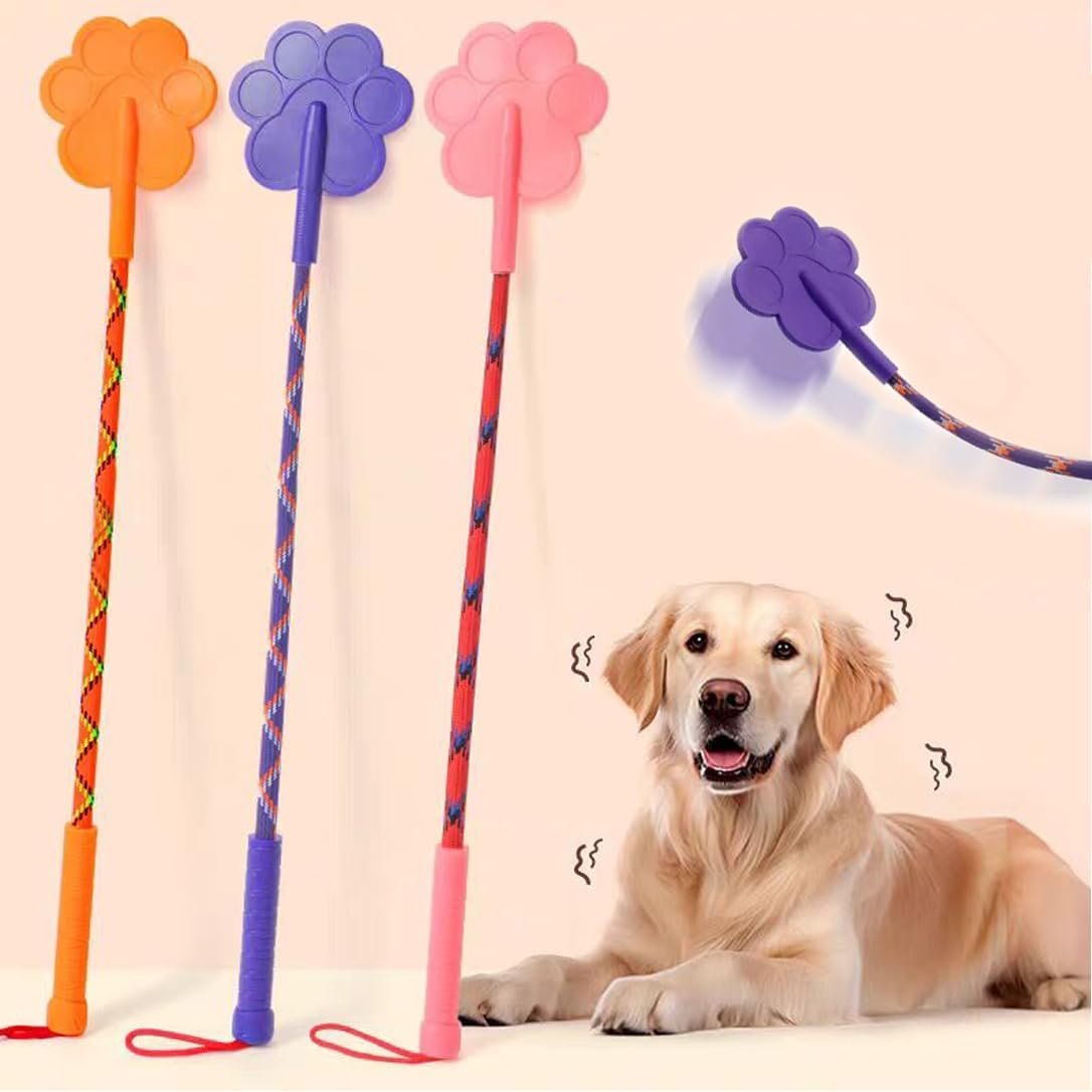 3 Pcs Dog Training Stick Pole, 16.73 Inch Puppy Training Tools Whip with Anti-Slip Handle, Outdoor and Indoor Exercise Interactive Dog Pole for Small Medium Dogs 3 Pcs Dog Training Stick Pole, 16.73 Inch Puppy Training Tools Whip with Anti-Slip Handle, Outdoor and Indoor Exercise Interactive Dog Pole for Small Medium Dogs