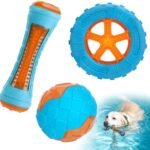 3 Pcs Interactive Dog Pool Toys, Water Floating Toys for Medium Large Dogs