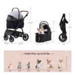 3-in-1 Dog Stroller for Small and Medium-Sized Dogs up to 60 lbs - Image 2