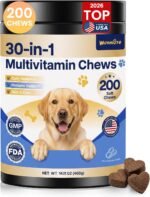 30-in-1 Dog Vitamins and Supplements, Peanut Butter 200ct