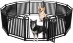 32" H Dog Playpens, Upgraded Heavy Duty Tube Puppy Play Pen for Indoors,Dog playpen Outdoor for Small Medium Dogs, Portable Dog Pen, 12 Panels