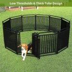 32" H Dog Playpens, Upgraded Heavy Duty Tube Puppy Play Pen for Indoors,Dog playpen Outdoor for Small Medium Dogs, Portable Dog Pen, 12 Panels - Image 2