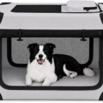 36 Inch Portable Collapsible Soft Dog Crate for Large Dogs
