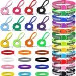 36 Pcs Reflective Puppy Collar and Leash Set Dog Collar and Leash